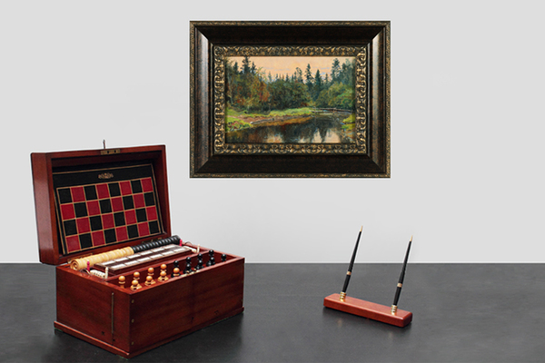 Морозов Константин Феофанович. Мостик в лесу